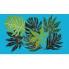 feuille bleue